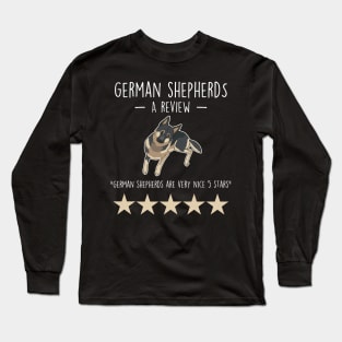 German Shepherd Review Long Sleeve T-Shirt